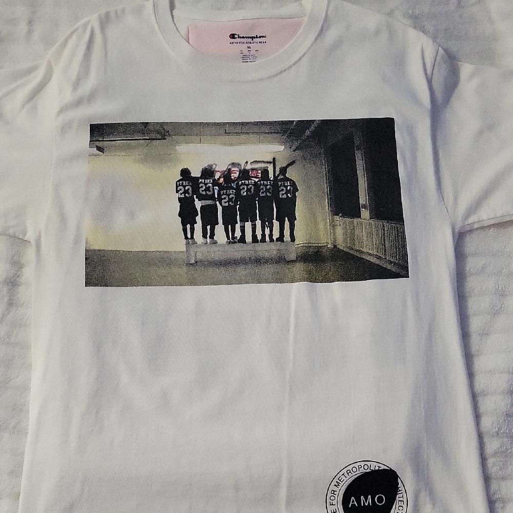 Champion White Graphic Tee